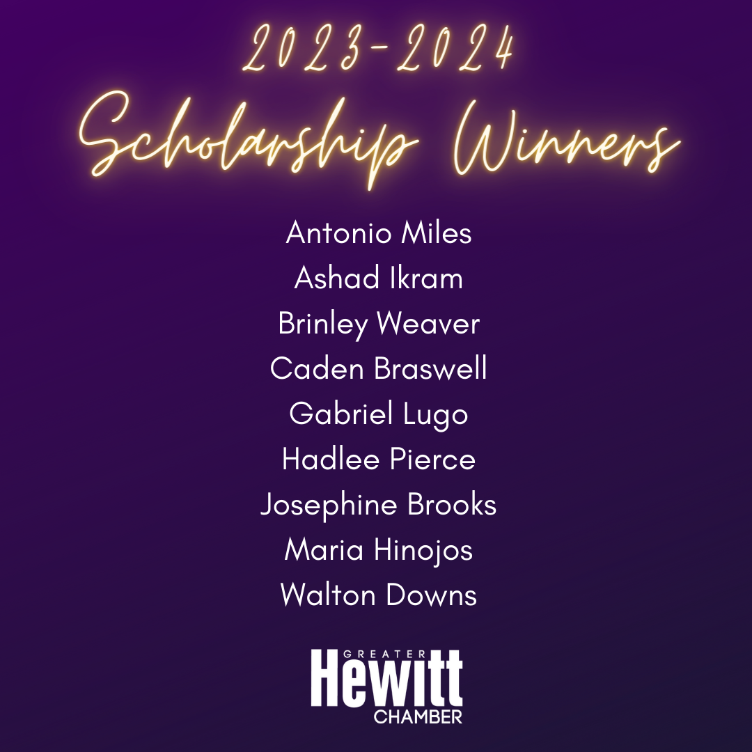 Scholarships Greater Hewitt Chamber of Commerce